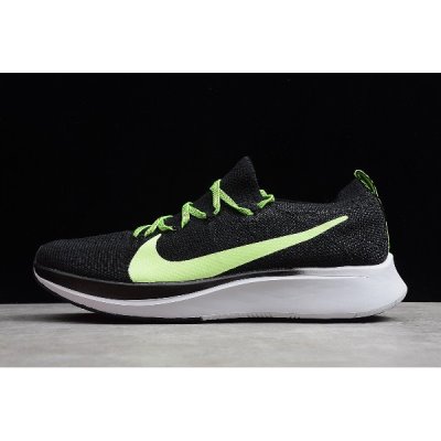 Nike Erkek Zoom Fly Flyknit Siyah / Yeşil Koşu Ayakkabısı Türkiye - AS4KLUZ4